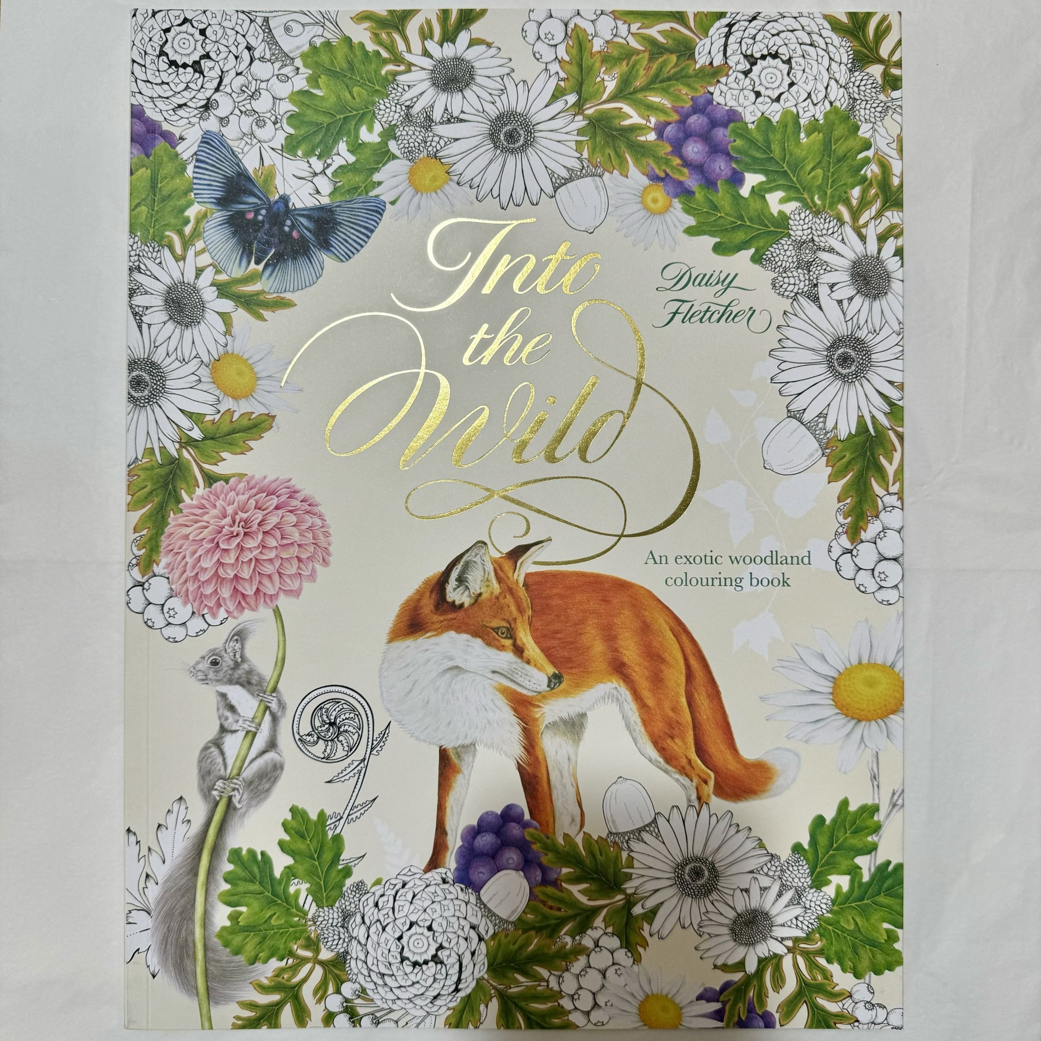 Laurence King Into The Wild Colouring Book