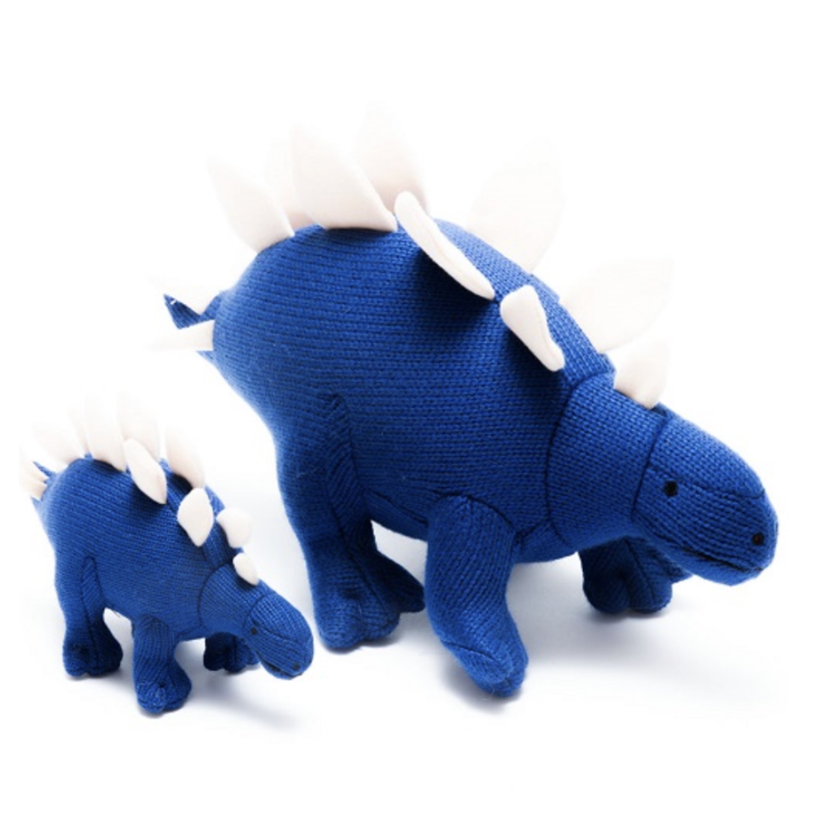 Best Years Knitted Stegosaurus Mini Rattle