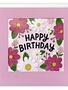 James Ellis Birthday Flowers Confetti Card