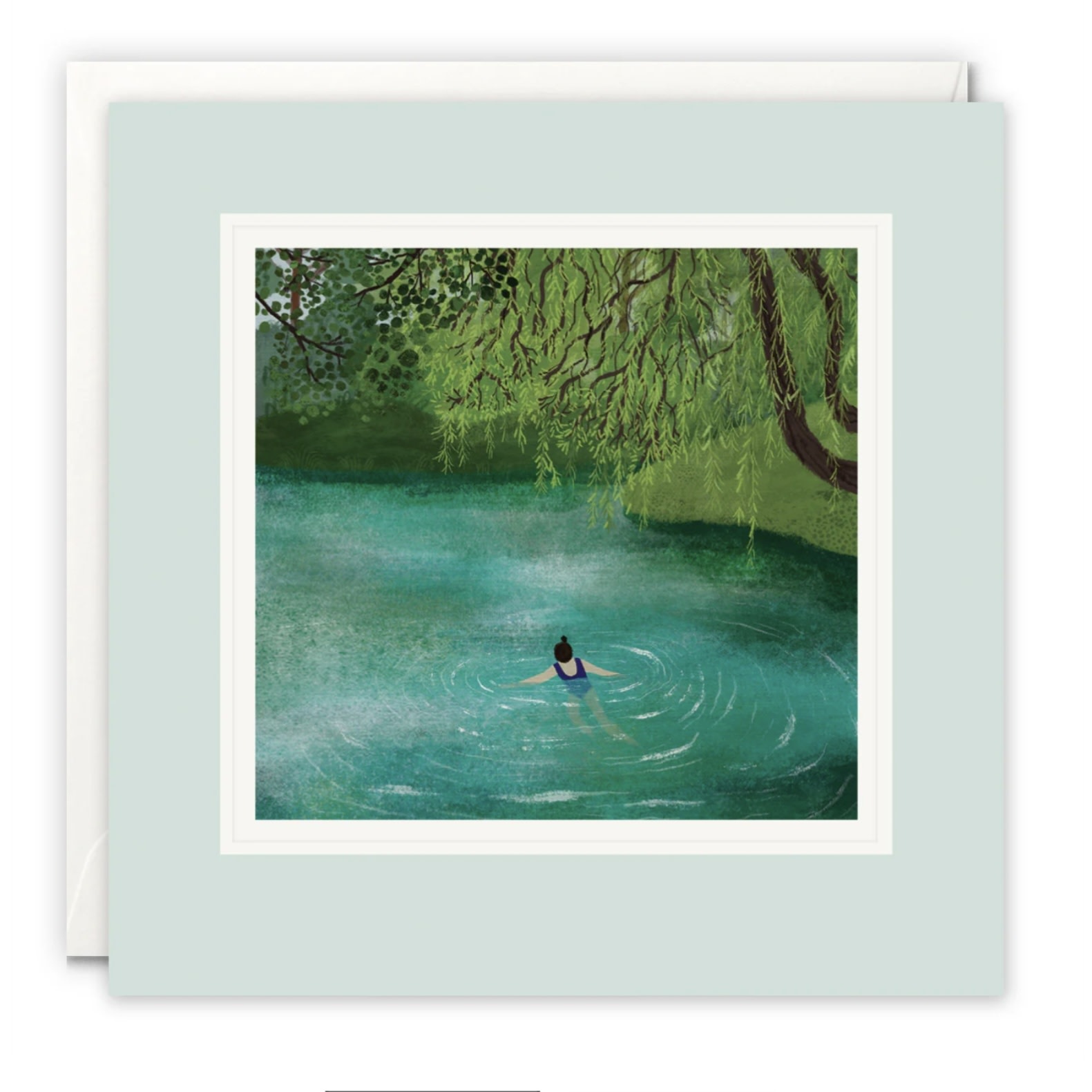 James Ellis Card Swimming Pond