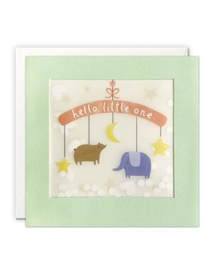 James Ellis Baby Mobile Confetti Card