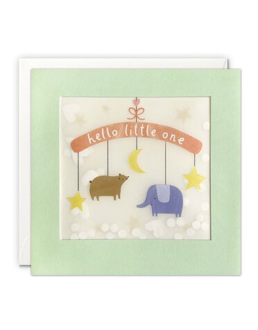 James Ellis Baby Mobile Confetti Card
