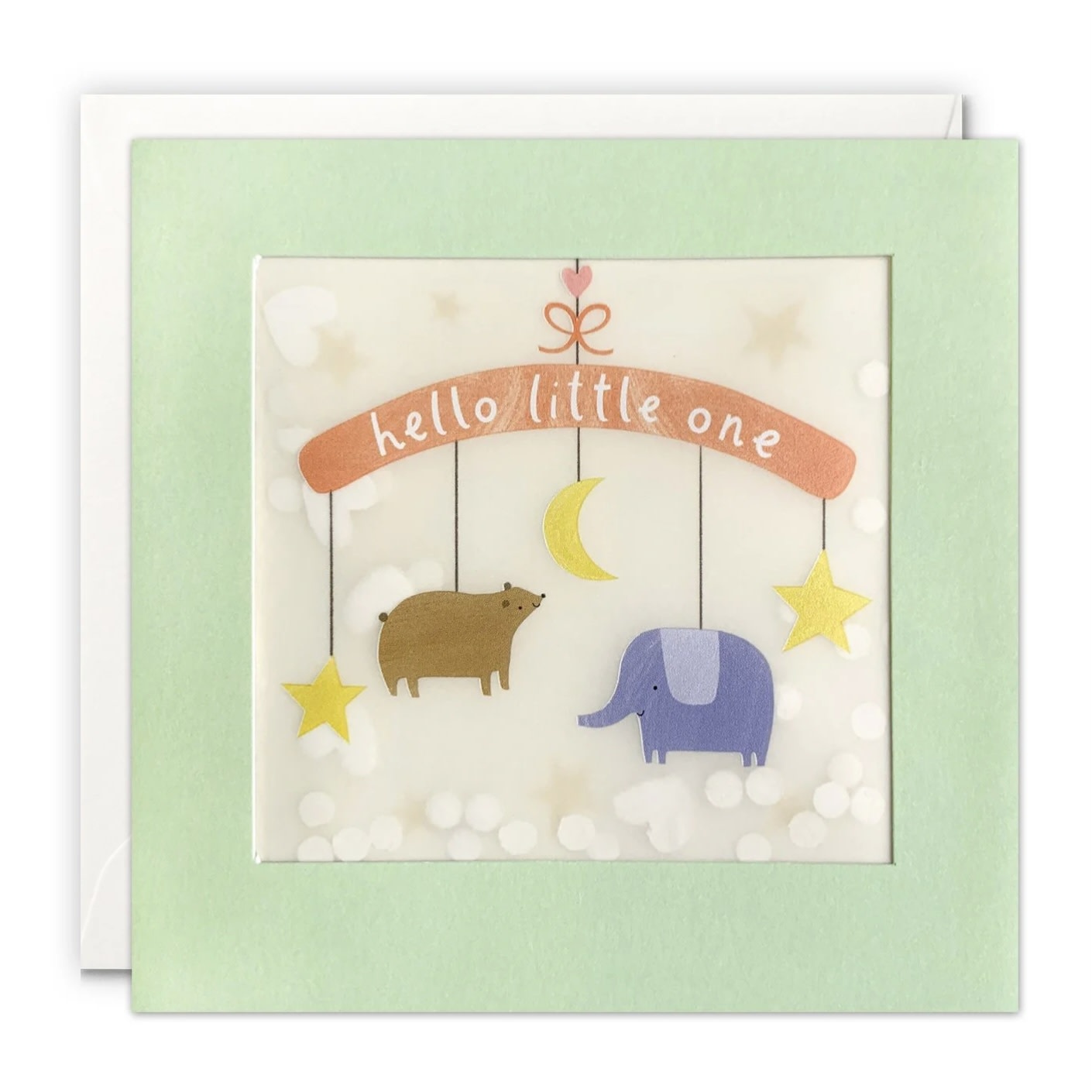 James Ellis Baby Mobile Confetti Card