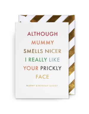 Lagom Lagom Card Prickly Face Birthday