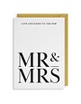Lagom Lagom Card Mr & Mrs Kisses DIS