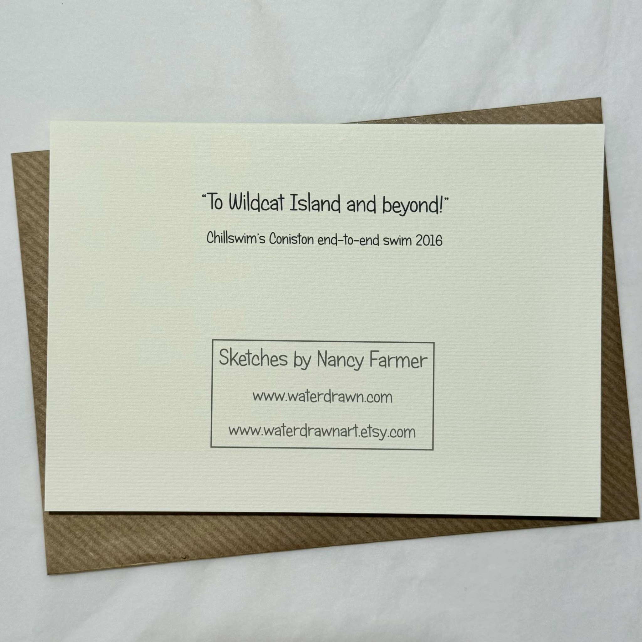 Nancy Farmer Nancy Farmer Card ‘Wildcat Island’