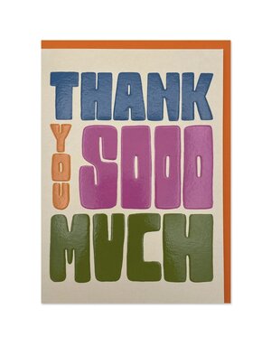 Raspberry Blossom Card Thankyou Sooo Much