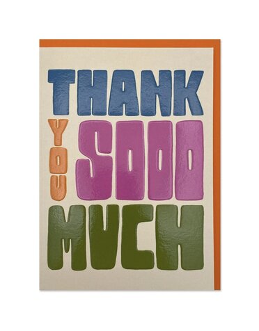 Raspberry Blossom Card Thankyou Sooo Much