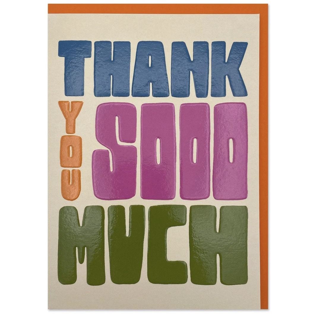 Raspberry Blossom Card Thankyou Sooo Much