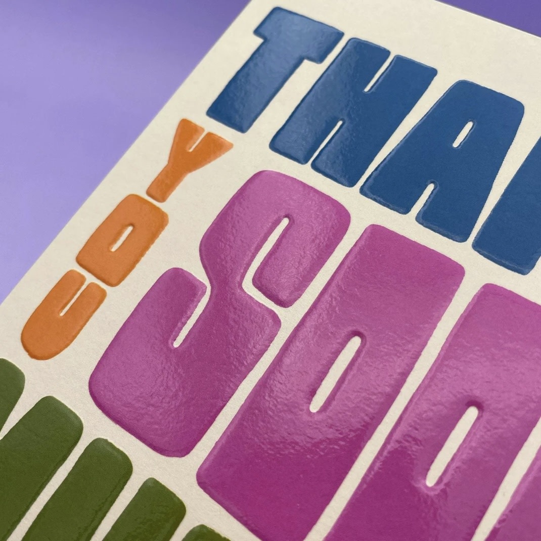 Raspberry Blossom Card Thankyou Sooo Much