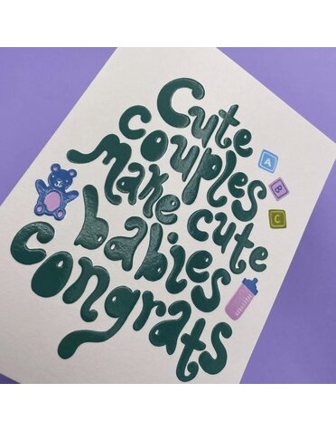 Raspberry Blossom Card Cute Couples Cute Babies