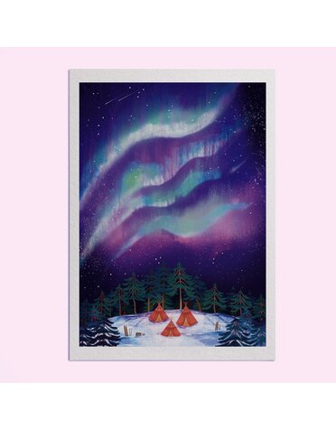 Hello Grimes A4 Print Sapmi Forest
