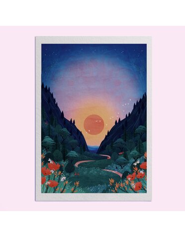 Hello Grimes A4 Print Rewilding