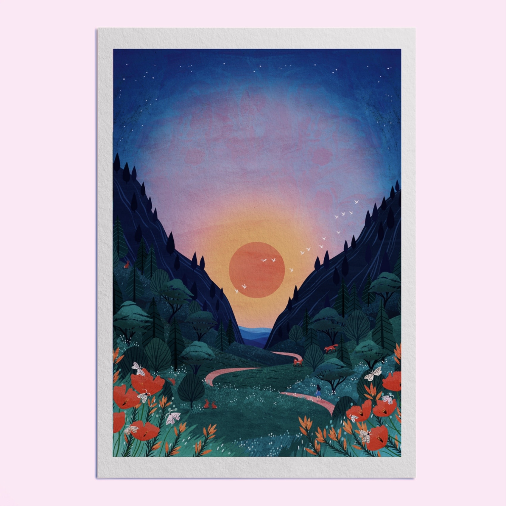 Hello Grimes Rewilding A4 Print