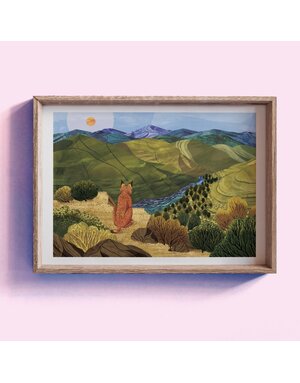 Hello Grimes Coa Valley A4 Print