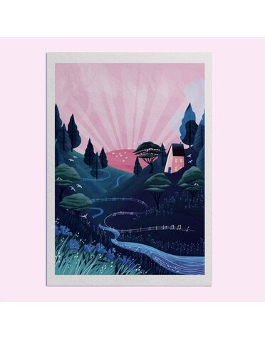 Hello Grimes Dawn Chorus A4 Print DIS