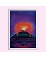 Hello Grimes Stromboli Volcano A4 Print