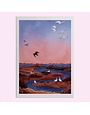Hello Grimes A4 Print Wadden Sea Salt Marsh
