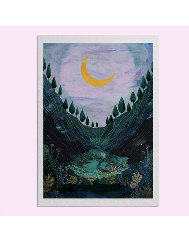 Hello Grimes A4 Print Folklore The Pool