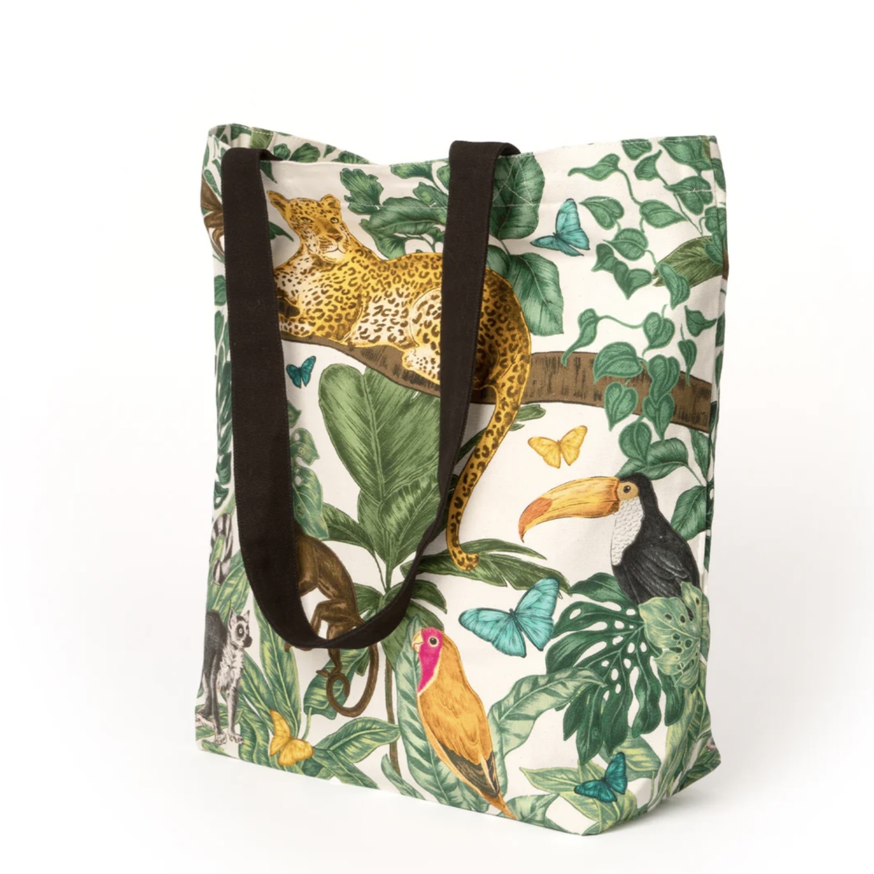 Art File Tote Bag Leopard