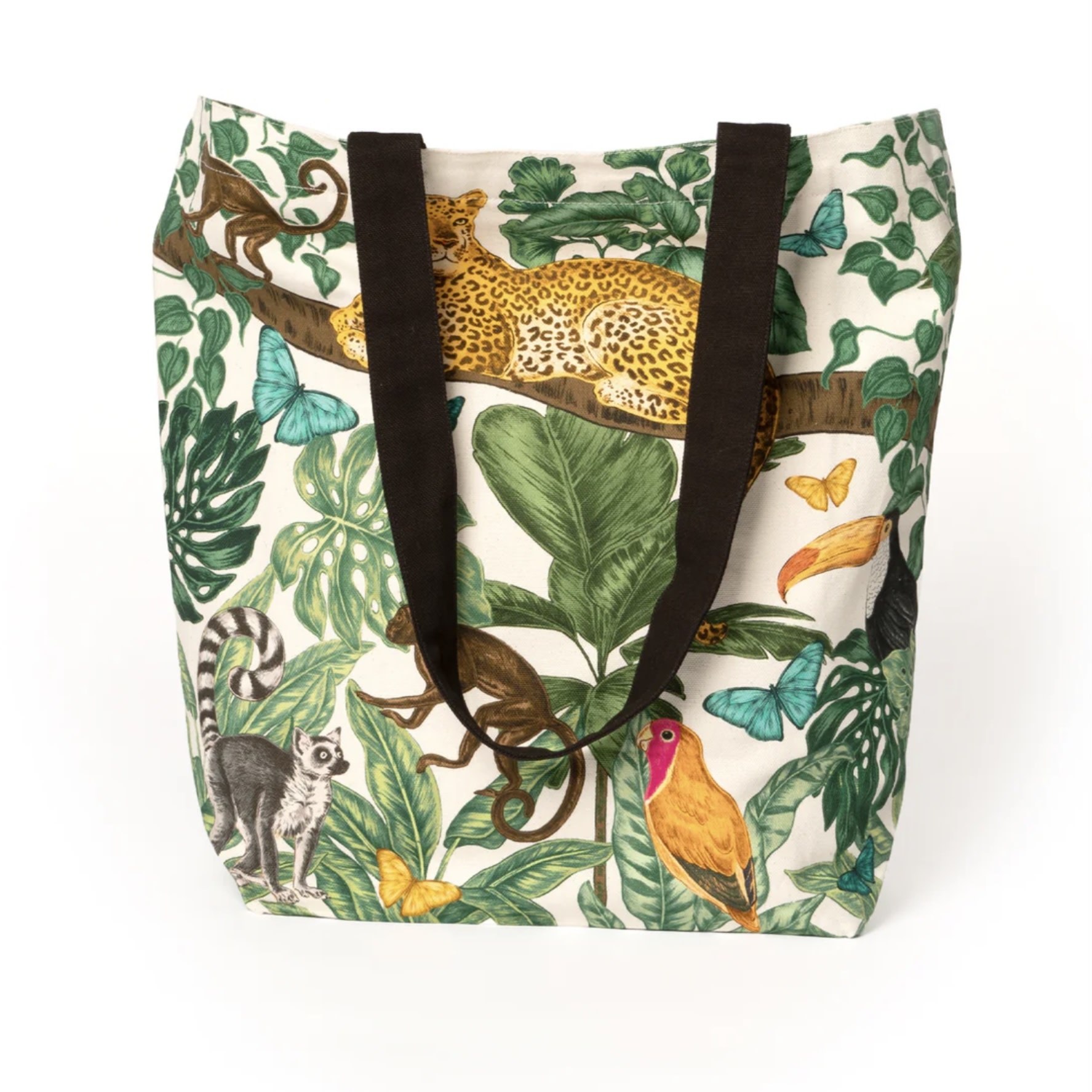 Art File Tote Bag Leopard