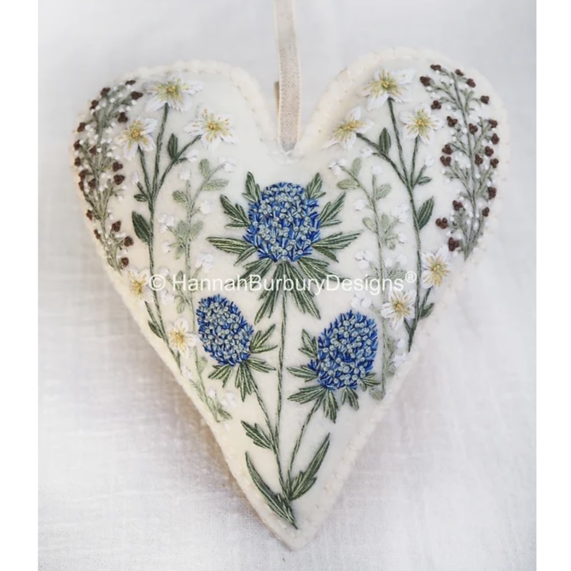 Hannah Burbury Isla Heart Embroidery Kit