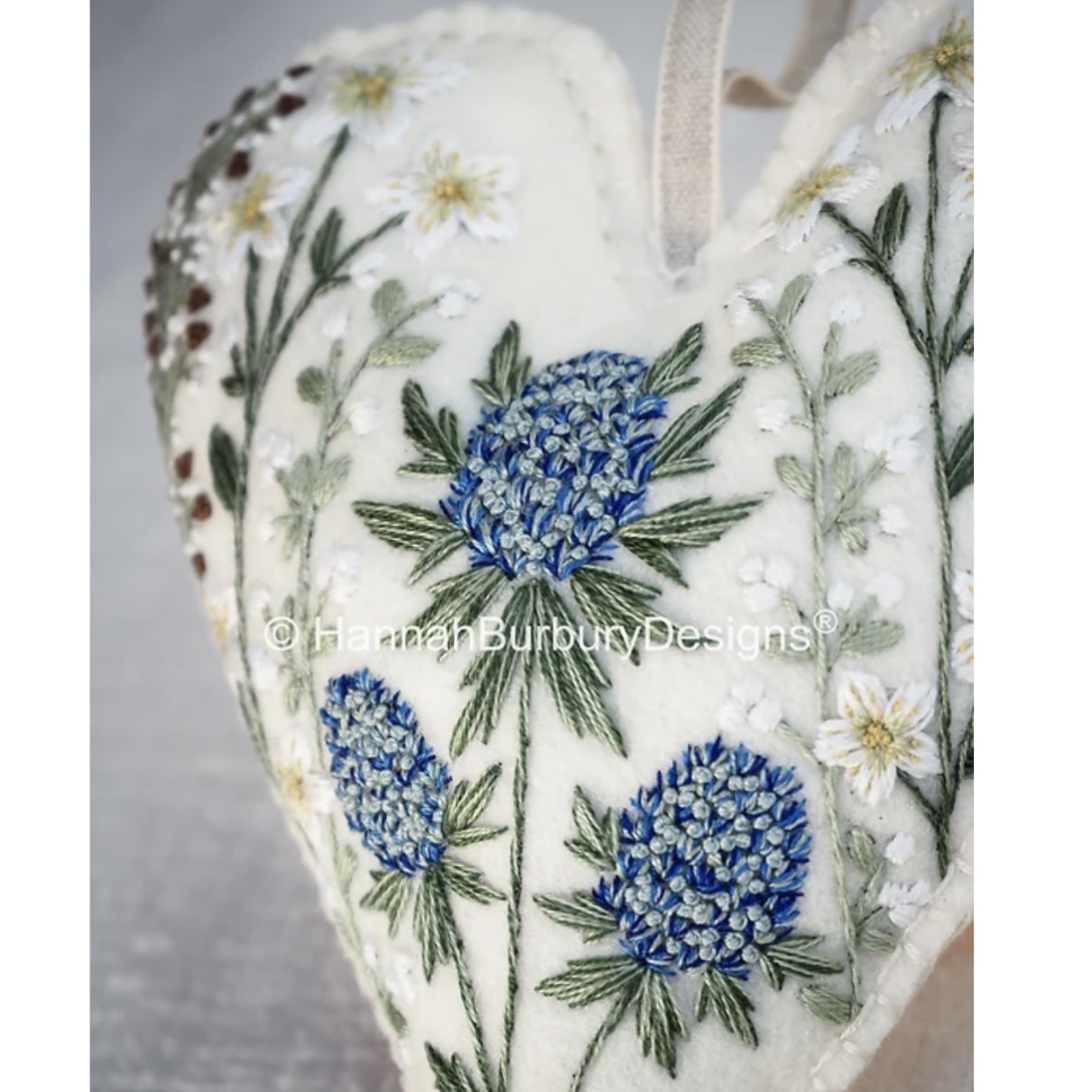 Hannah Burbury Isla Heart Embroidery Kit