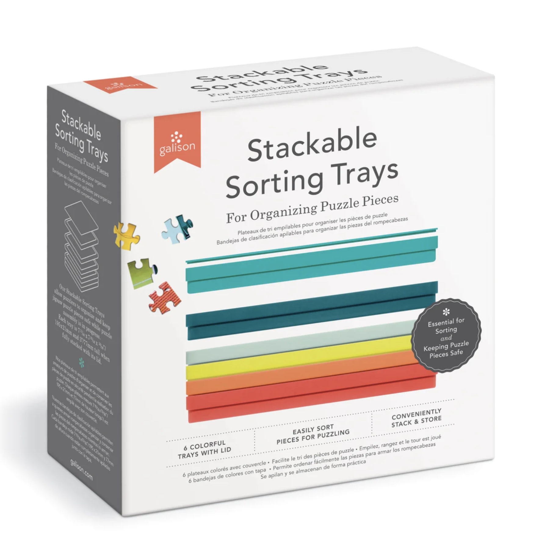 Galison Puzzle Sorting Tray Set