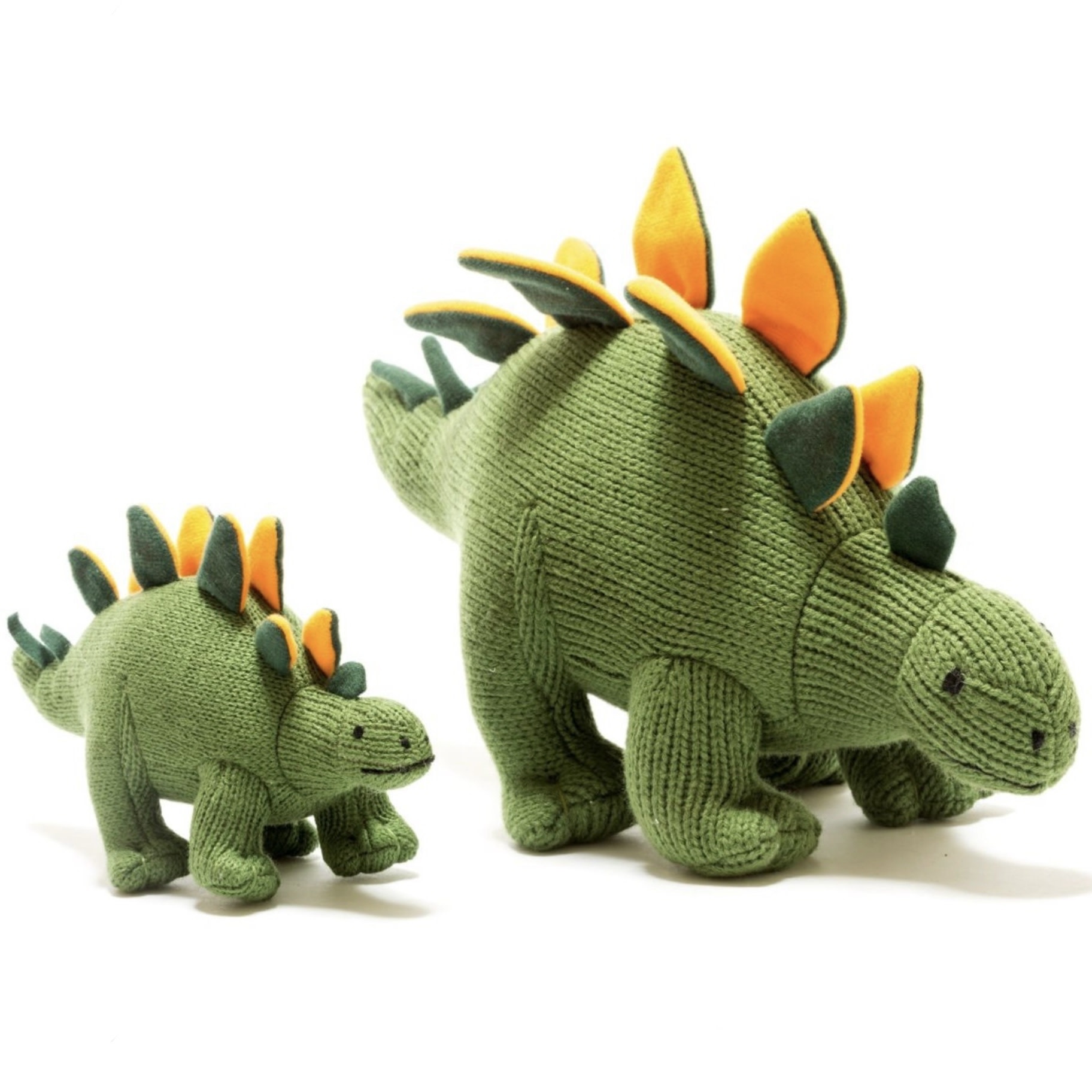 Best Years Knitted Stegosaurus Green