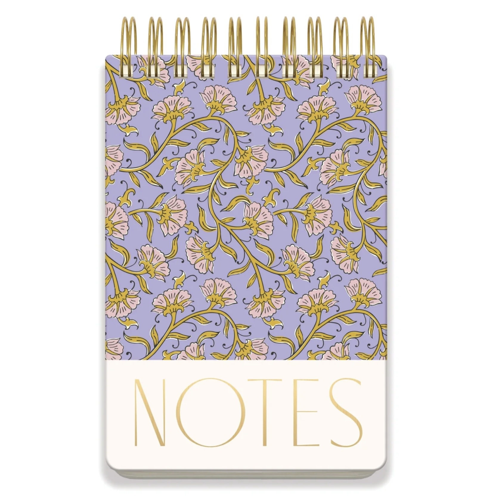 Designworks Ink Wire Notepad Purple Floral