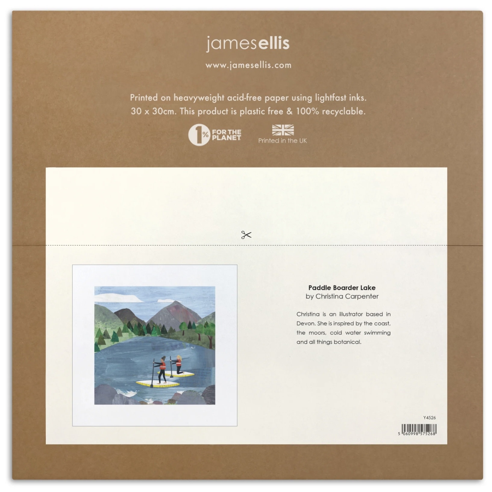 James Ellis Print Paddle Boarders