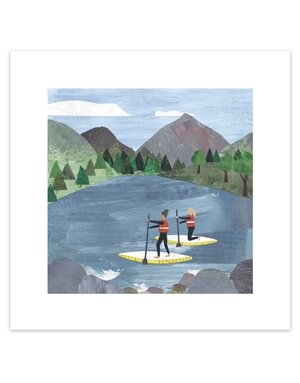James Ellis Print Paddle Boarders