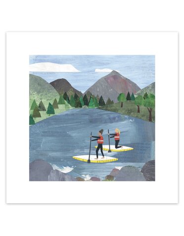 James Ellis Print Paddle Boarders