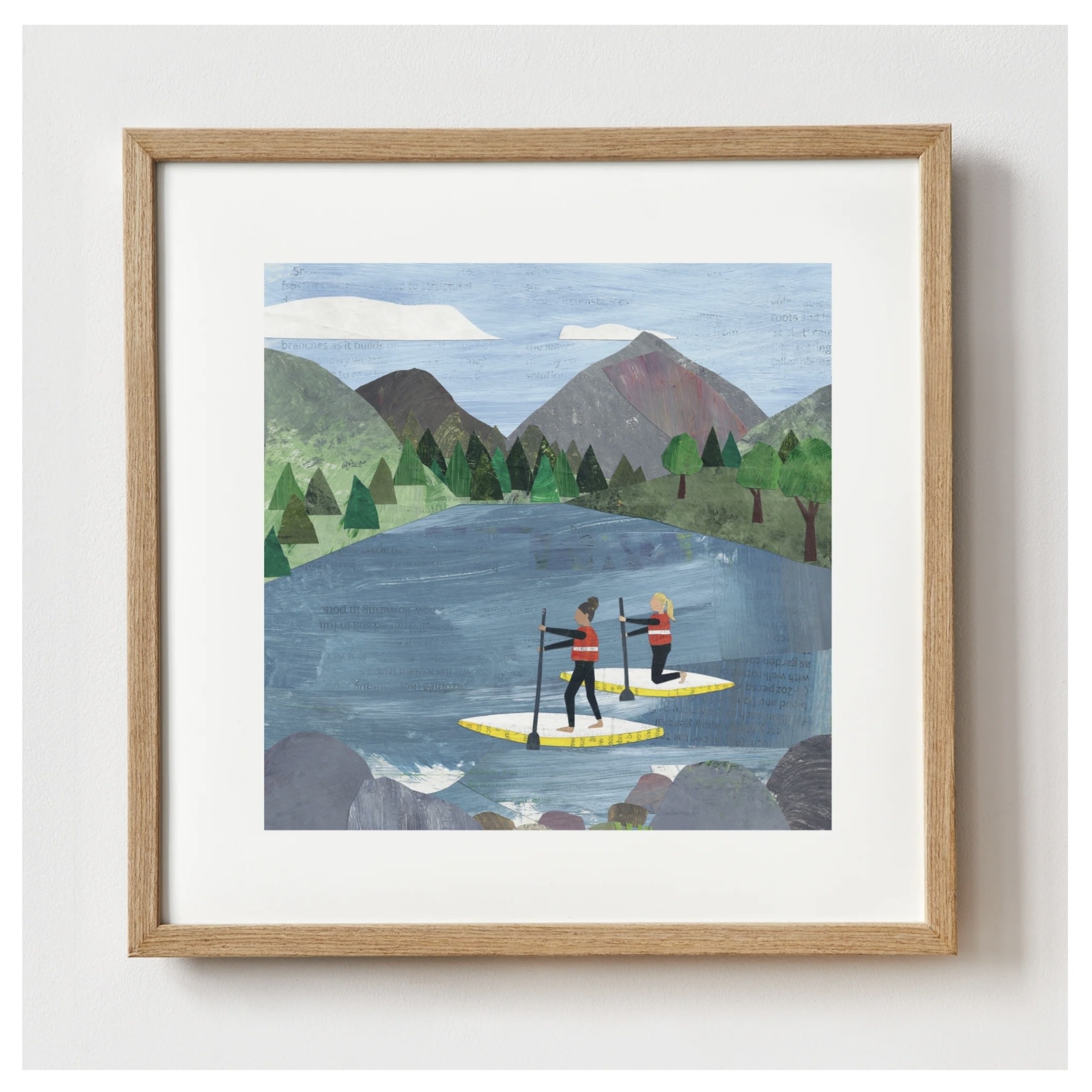 James Ellis Print Paddle Boarders