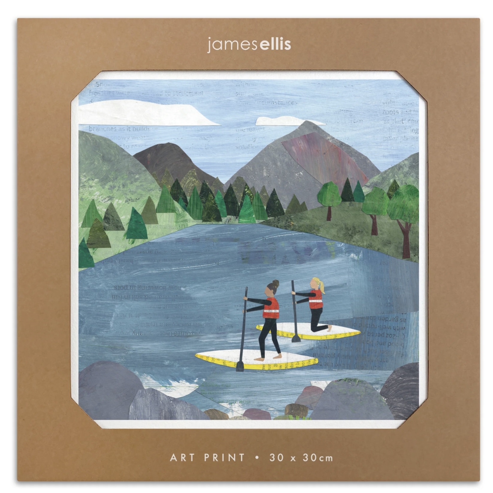 James Ellis Print Paddle Boarders