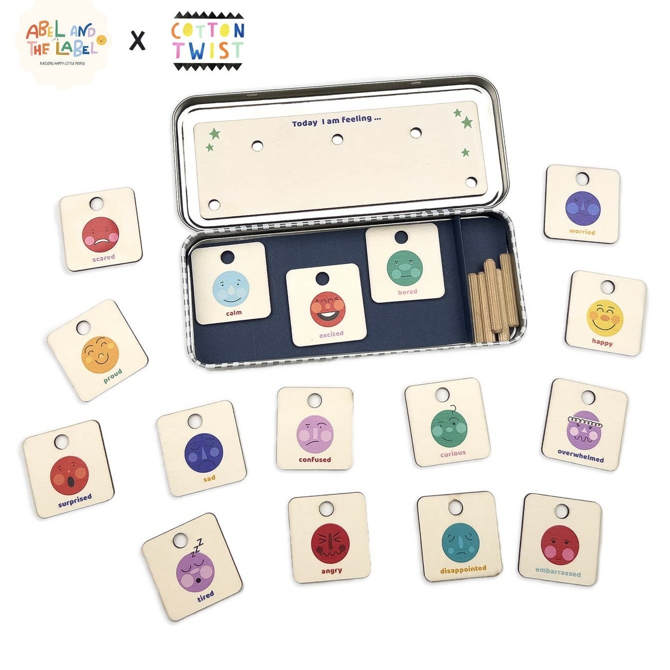 Cotton Twist Feelings Chart For Children