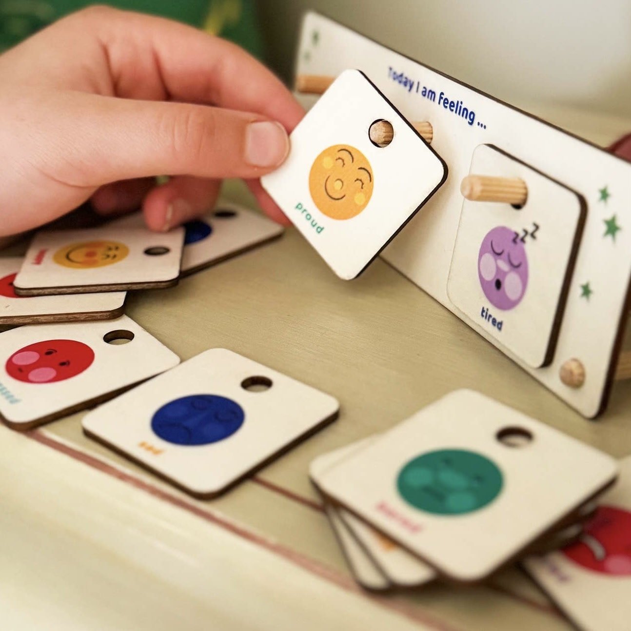 Cotton Twist Feelings Chart For Children