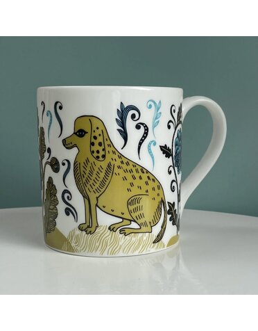 Lush Designs Mug Dog Fancy Handle