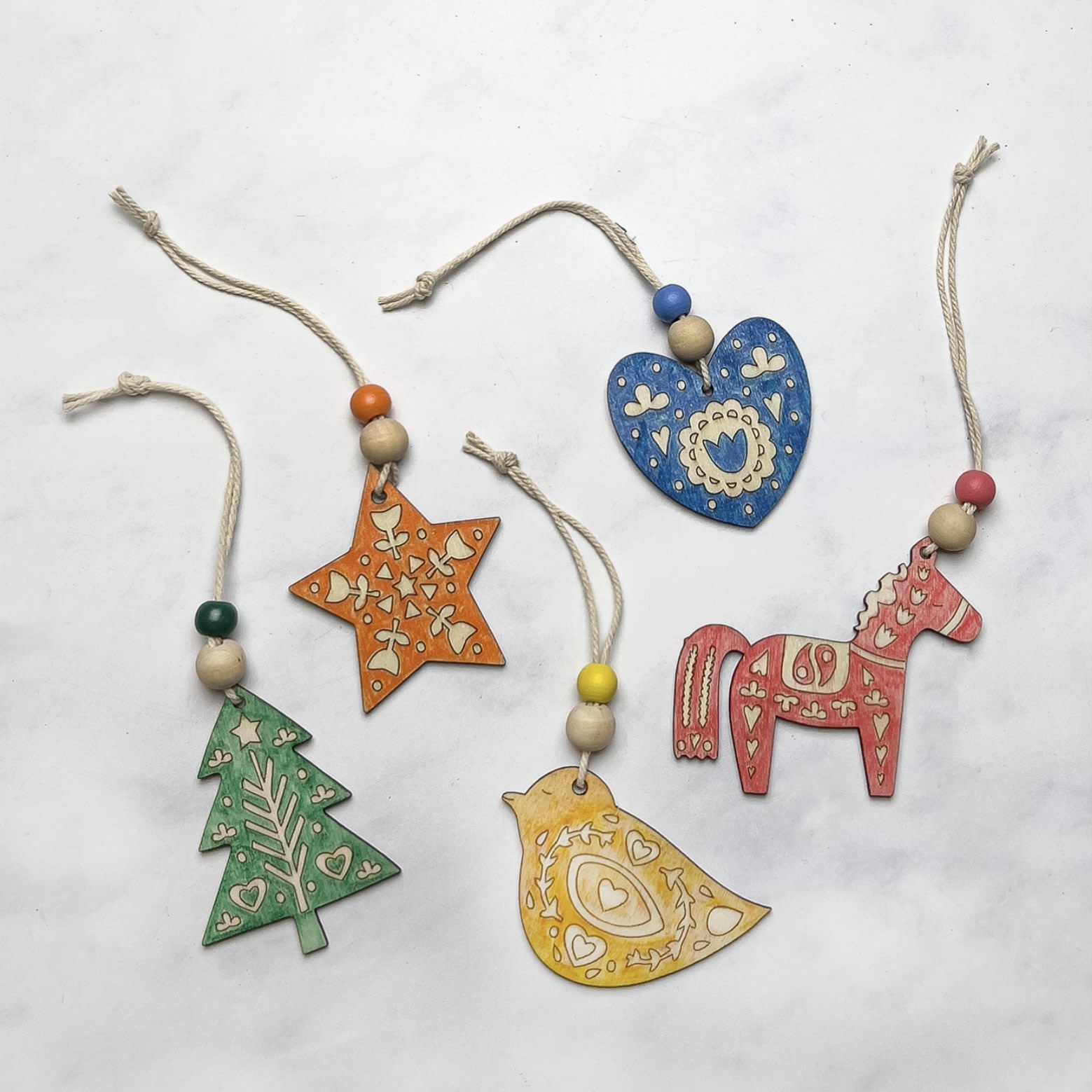 Cotton Twist Folk Art Christmas Dec Kit