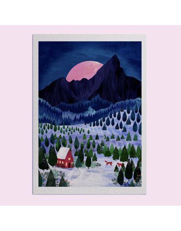 Hello Grimes The Forest A4 Print