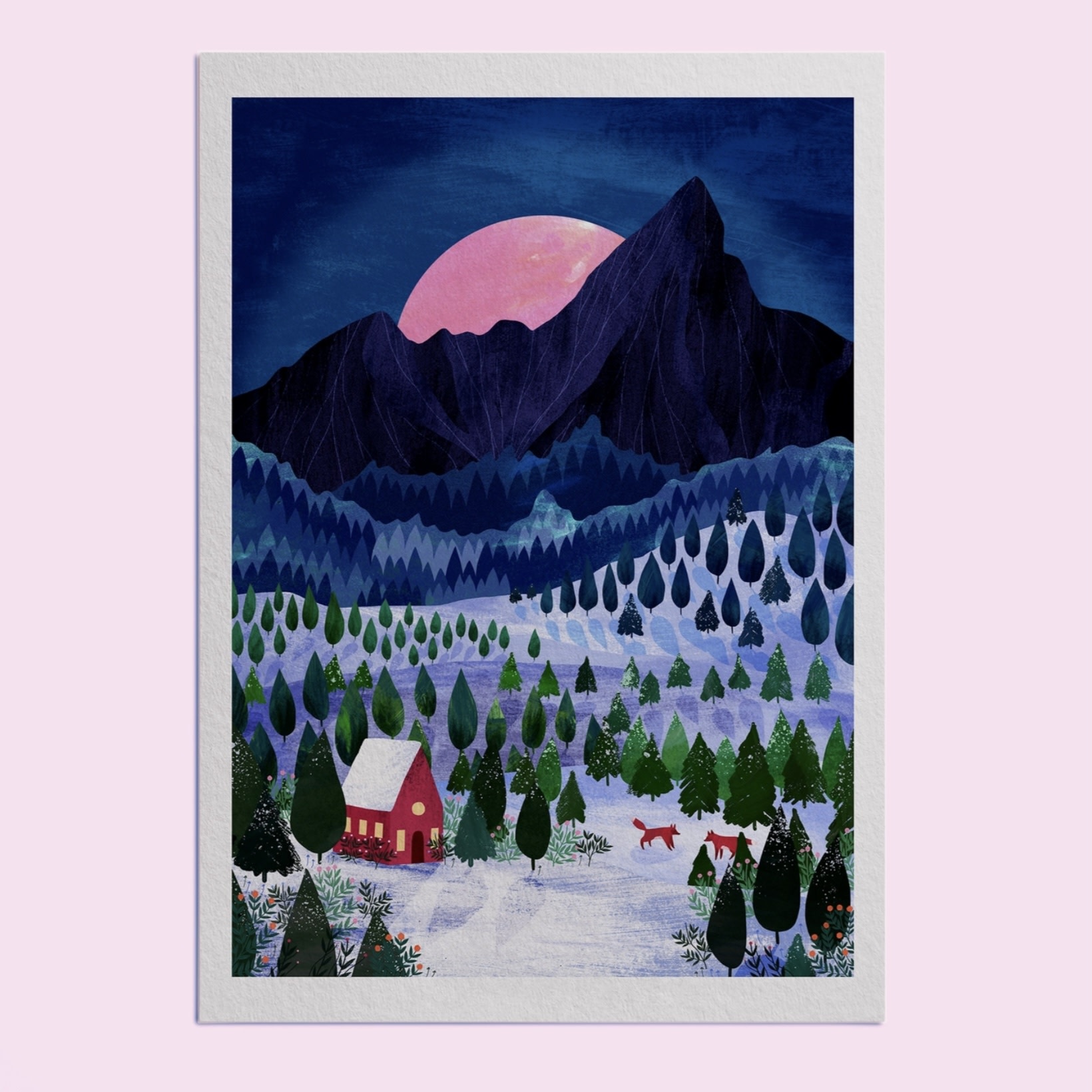 Hello Grimes The Forest A4 Print