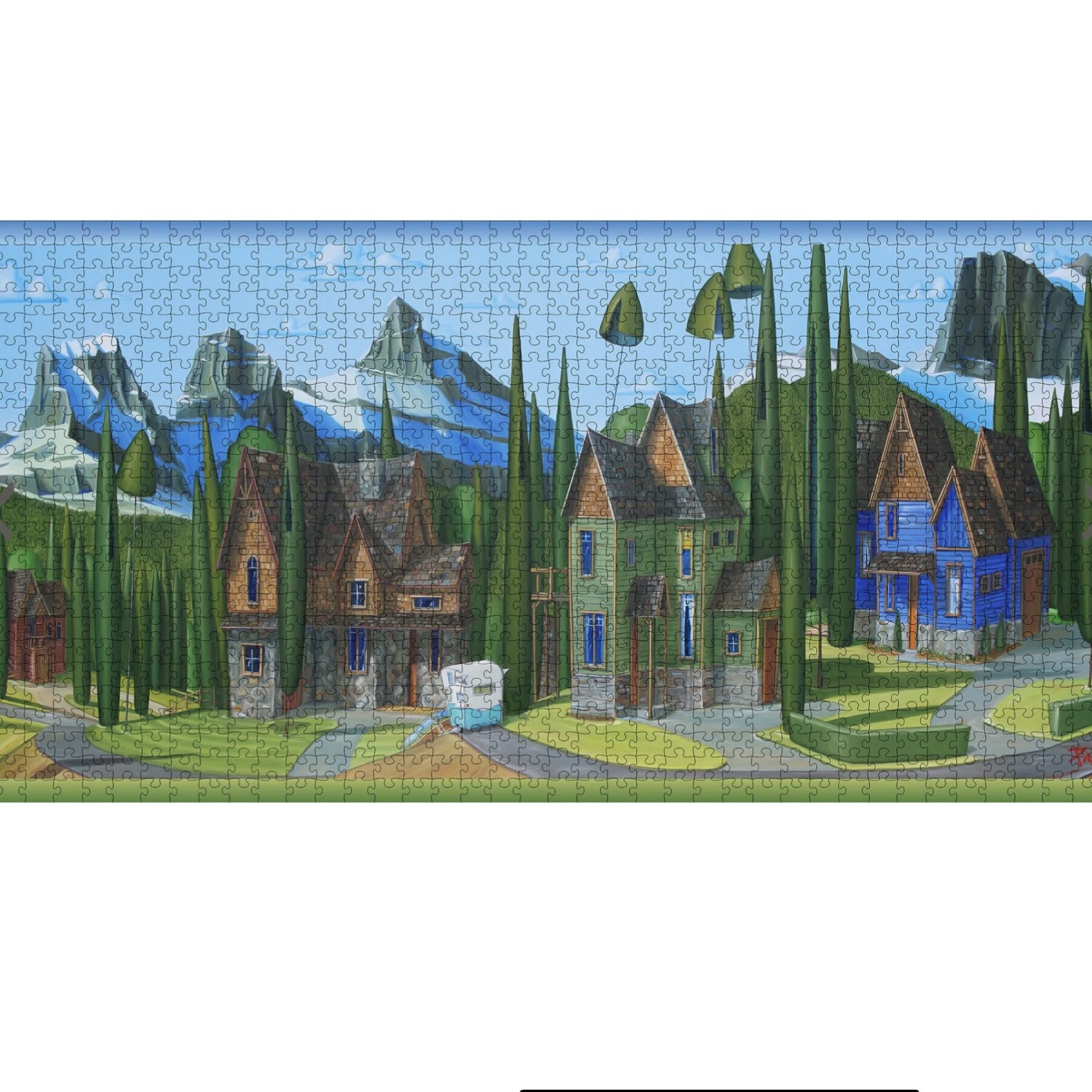 Pomegranate 1000 Piece Puzzle Happy Days