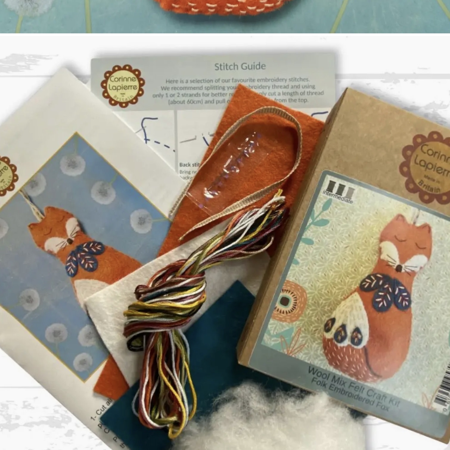 Corinne Lapierre Mini Folk Fox Felt Kit