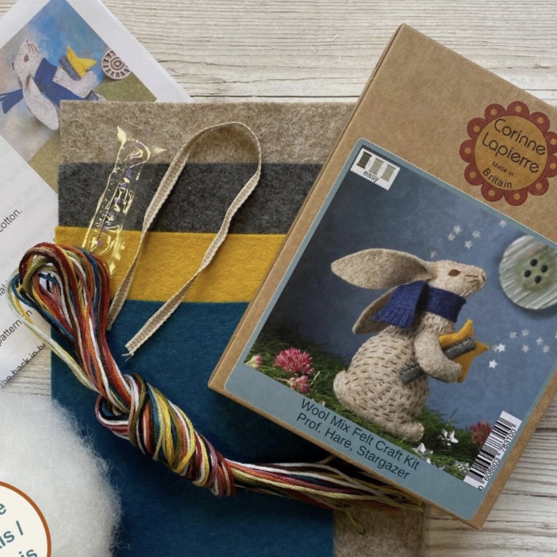 Corinne Lapierre Mini Stargazing Hare Felt Kit