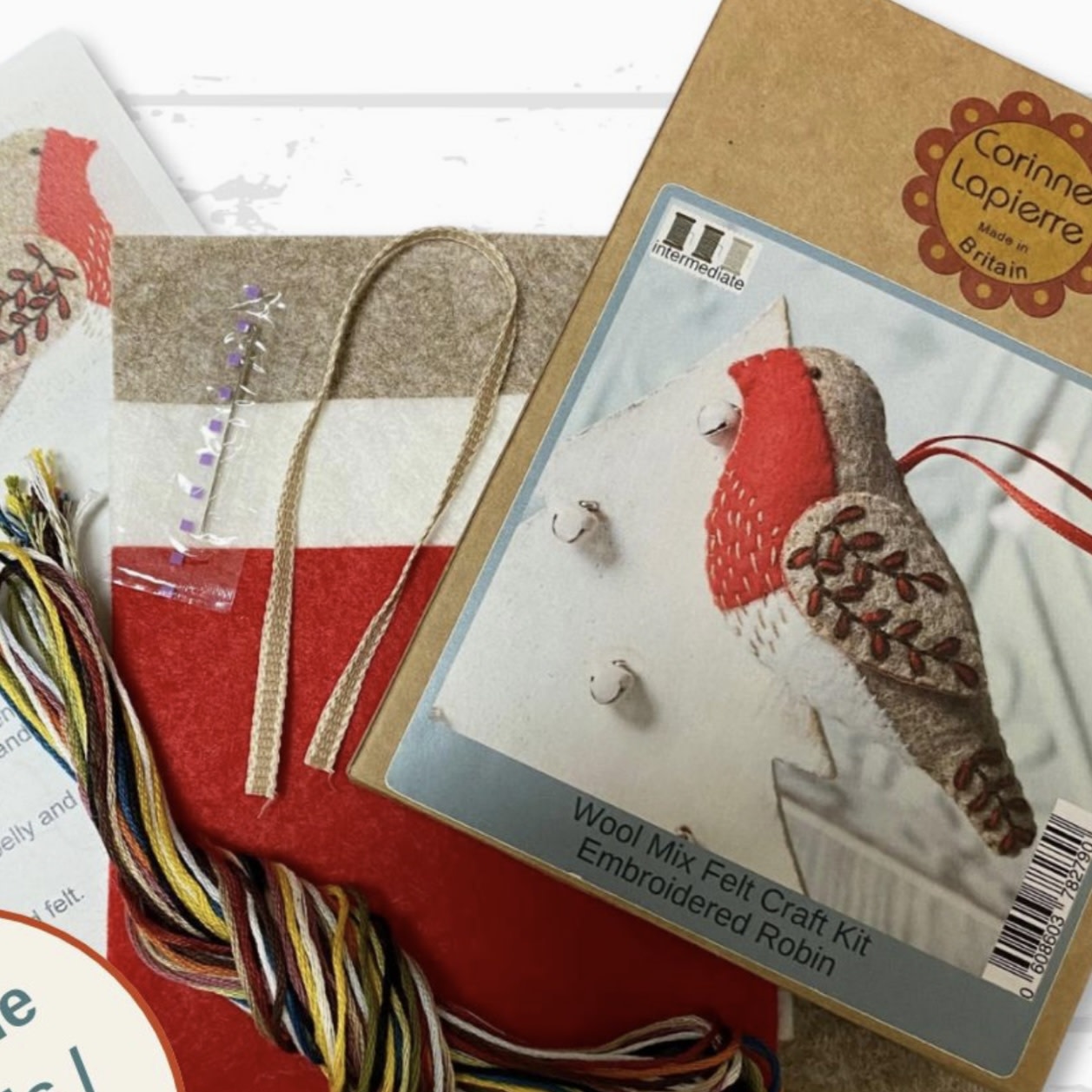 Corinne Lapierre Mini Robin Felt Kit