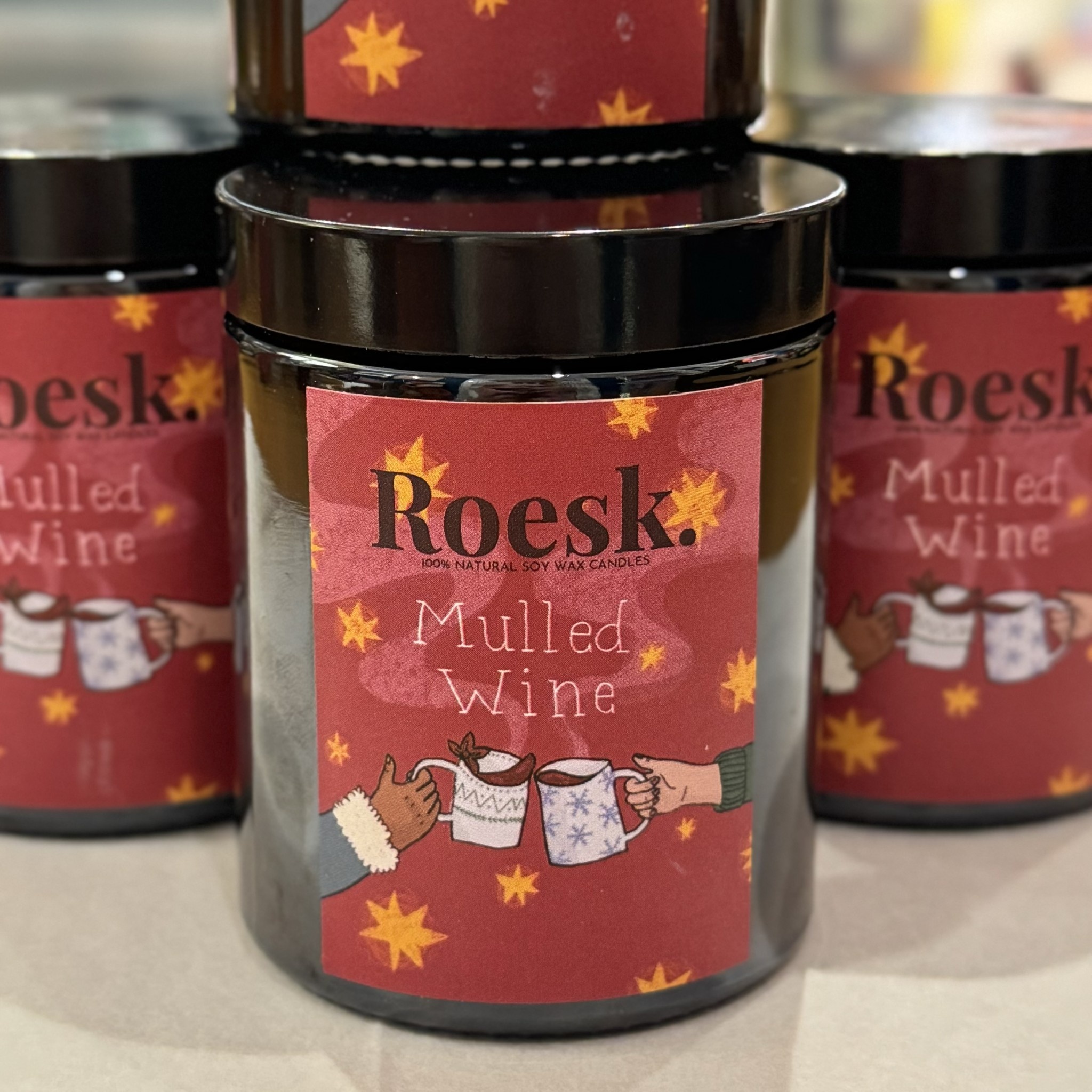 Roesk. Mulled Wine Candle 150ml Jar