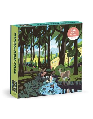 Galison 500 Piece Puzzle Woodland Pass DIS