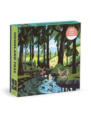 Galison 500 Piece Puzzle Woodland Pass DIS