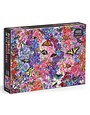 Galison 1000 Piece Puzzle Butterflies In The Sweet Peas