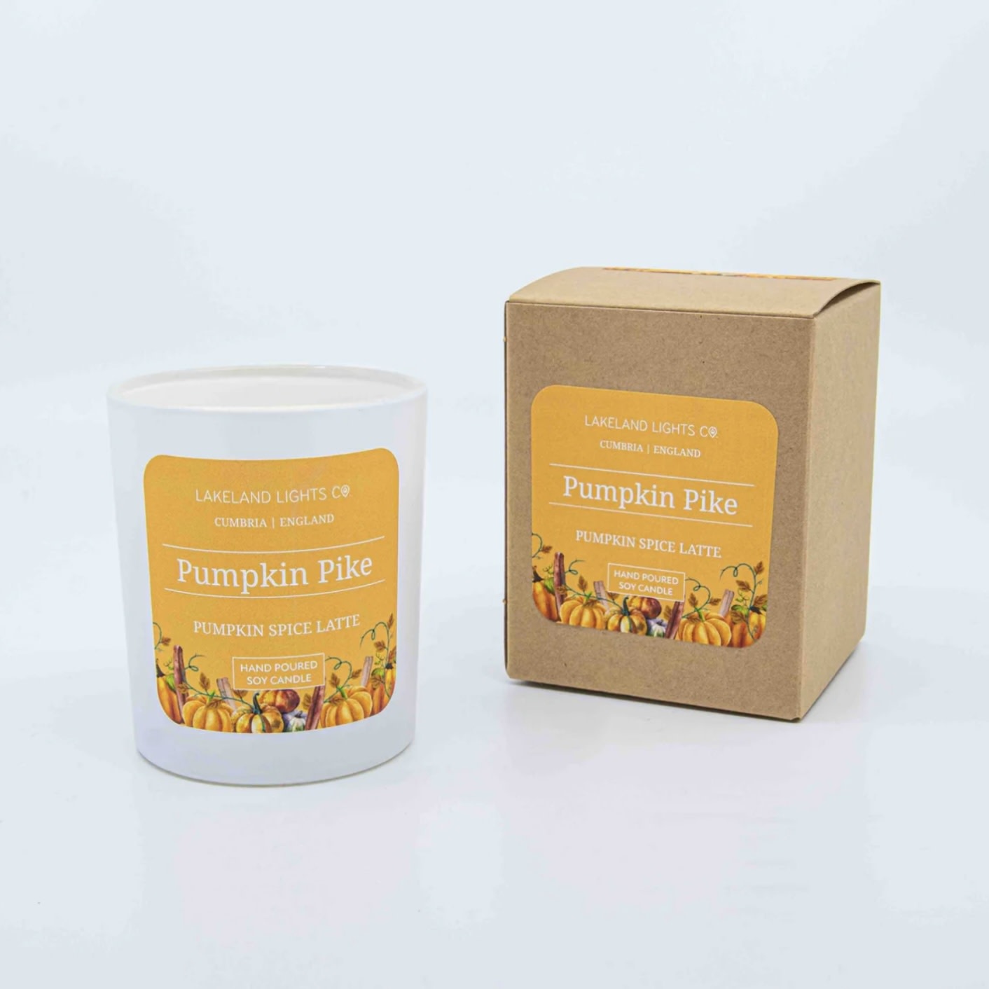 LakelandLights Pumpkin Pike Soy Candle
